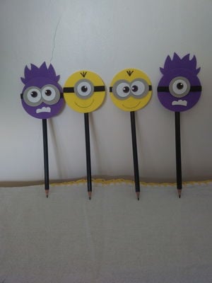 Ponteira de lápis minions