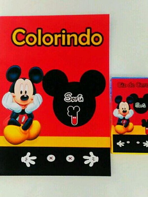 Kit colorir mickey