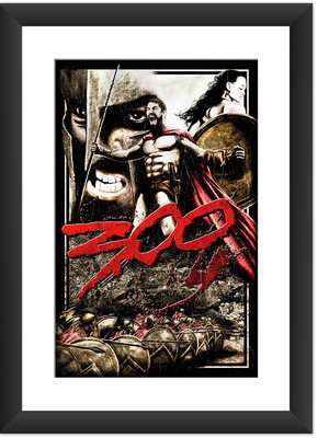 Quadro filme 300 espartanos serie hq art