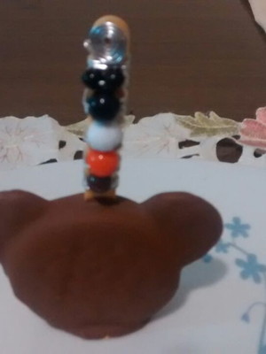 Pirulito de alfajor mickey-palito decora