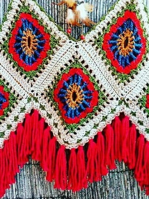 Cropped crochê ritinha