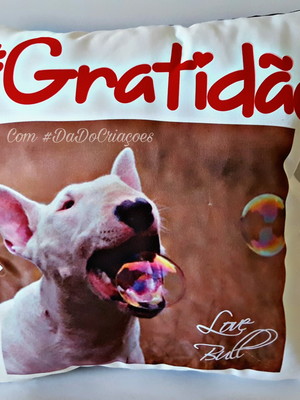 Almofada bull terrier