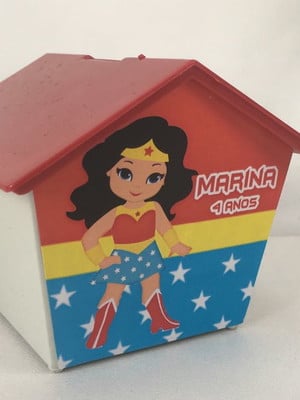 Casinha cofre personalizada