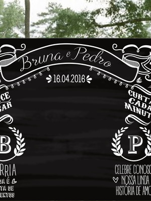 Painel casamento - backdrop - p/imprimir