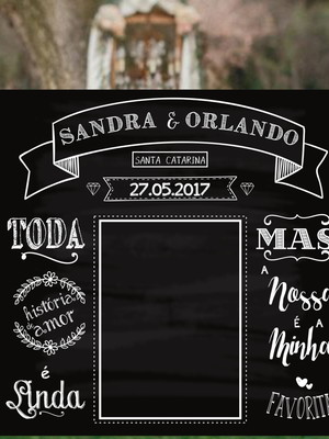 Painel casamento - backdrop - p/imprimir