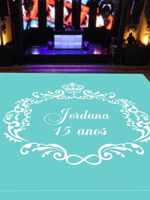 Pista de dança 4x4 personalizada 57