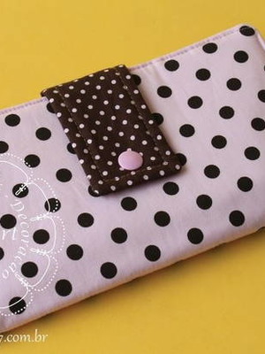 Carteira - morango com chocolate