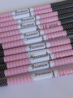 Lápis personalizado paris