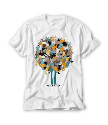 Camiseta gatos