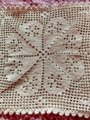 Capa de almofada em crochê