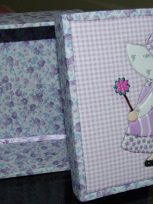 Caixa patchwork camponesas