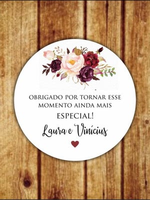 Tag agradecimento casamento 4