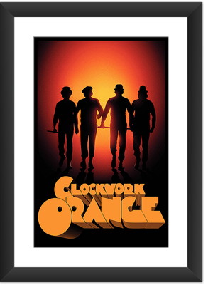 Quadro laranja mecanica filme poster art