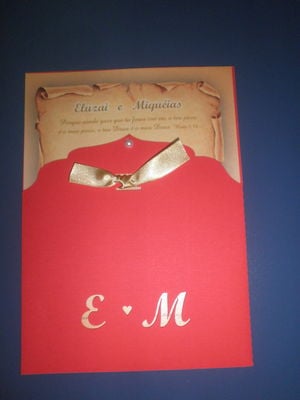 Convite de casamento 6e6187 pergaminho