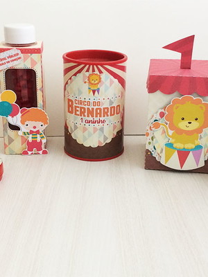 Kit festa personalizada circo