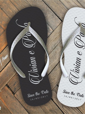 Chinelos casamento