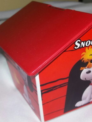 Casinha cofre 4 lados - snoopy