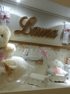 Cenário com ursinha -laura