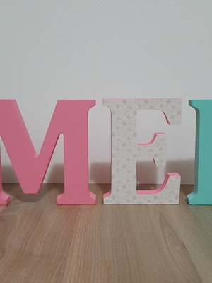 Letras decorativas