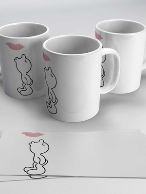 Caneca personalizada beijo