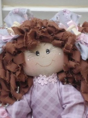 Boneca de pano - marie louise