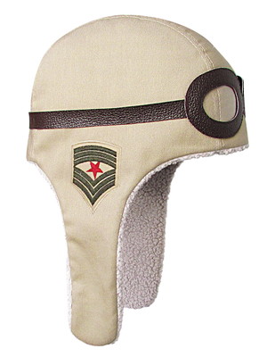 Gorro aviador com óculos