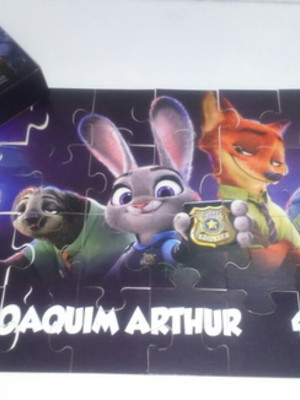 Quebra cabeça personalizado rapoza
