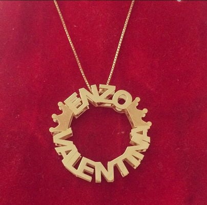 Colar mandala personalizada mdf 05