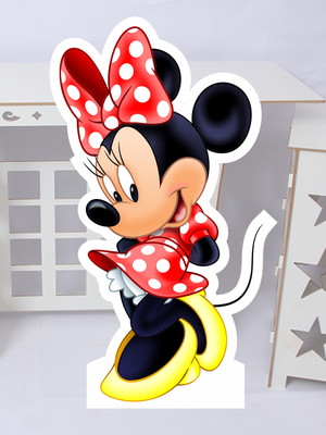 Display de chão minnie vermelha