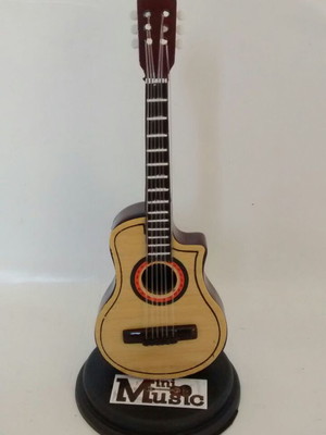 Miniatura violão elétrico, blister