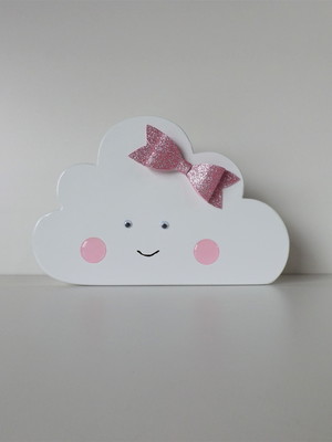 Nuvem mdf decoração quarto de bebê
