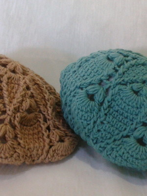 Gorro de crochê kit com 3