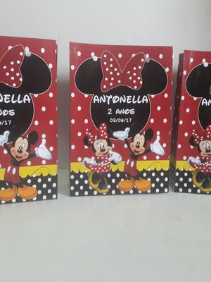 Sacolinha minnie e mickey