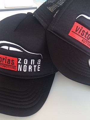 Boné bordado logotipo arte personalizado
