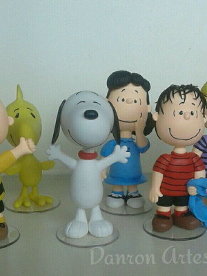 Enfeite de mesa turma do snoopy