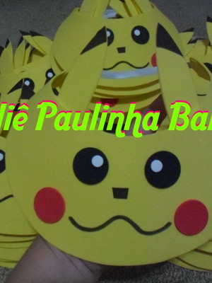 Kit 10 viseiras pokemon