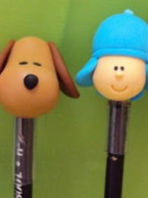 Ponteiras de lápis pocoyo