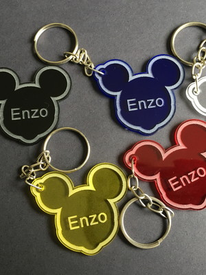 Kit chaveiro modelo mickey 2 acrílico