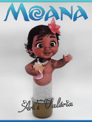 Mini tubete moana baby com saia