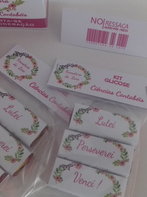 Kit rótulo adesivo p/ bis ( 30 unid.)