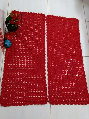 Tapete passadeira crochê