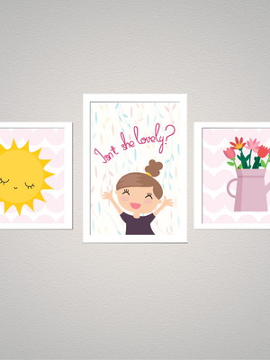 Quadro trio lovely