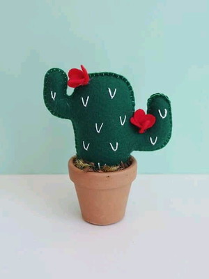 Cactos de feltro