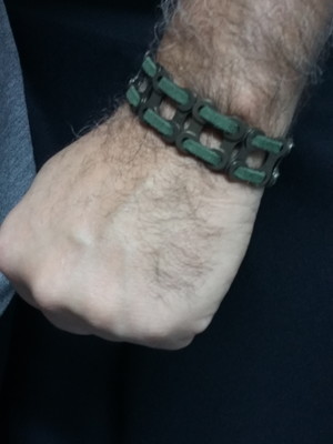Pulseira elo de bicicleta