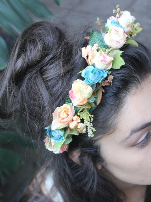 Acessório de flor para cabelo | jd. 16