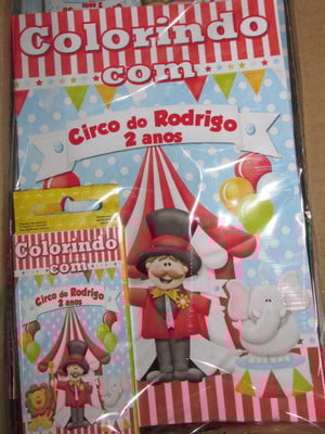 Kit colorir circo