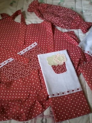 Kit cozinha coordenado 5 peças