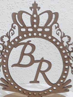 8 brasões 6cm em mdf cru