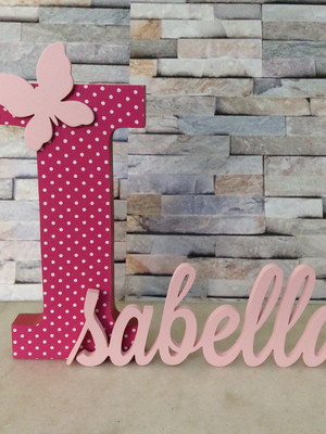 Letras de mdf- personalizados jardim