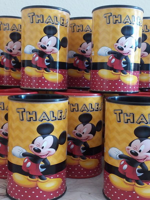 Cofrinho personalizado mickey